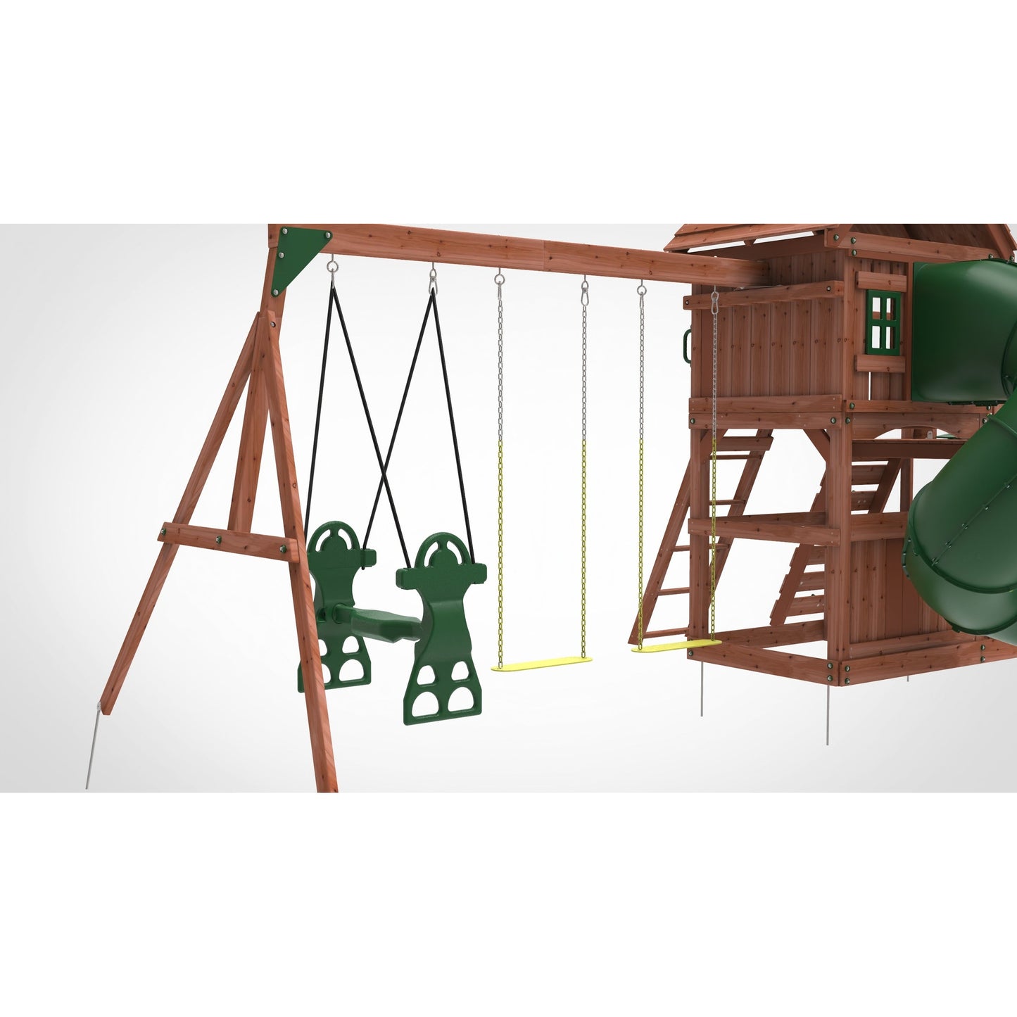 Kiddoro - Little Heros HQ Swing Set