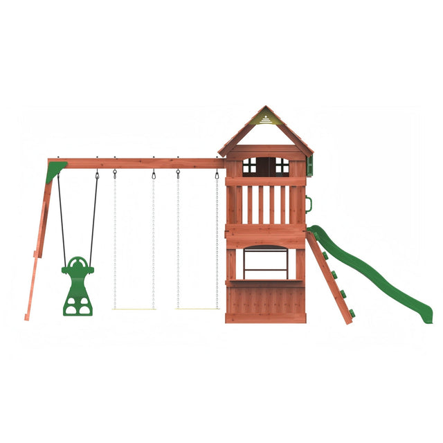 Kiddoro - Playful Peaks Swing Set