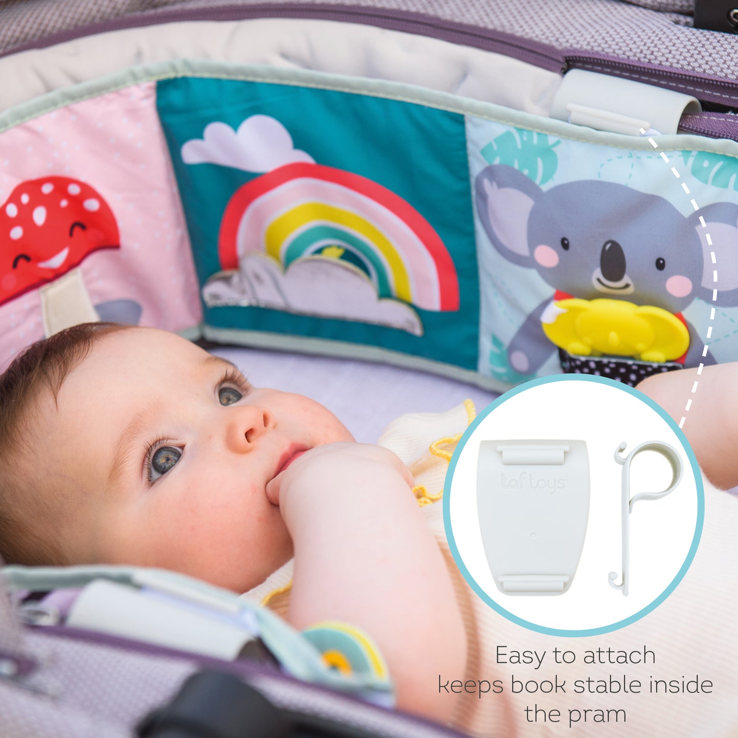 Taf Toys Koala clip on pram book