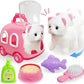 Cute Cat White Backpack - Marah Kids