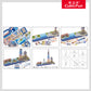 CUBIC FUN 3D PUZZLE CITYLINE DUBAI UAE 182PC BO - Marah Kids