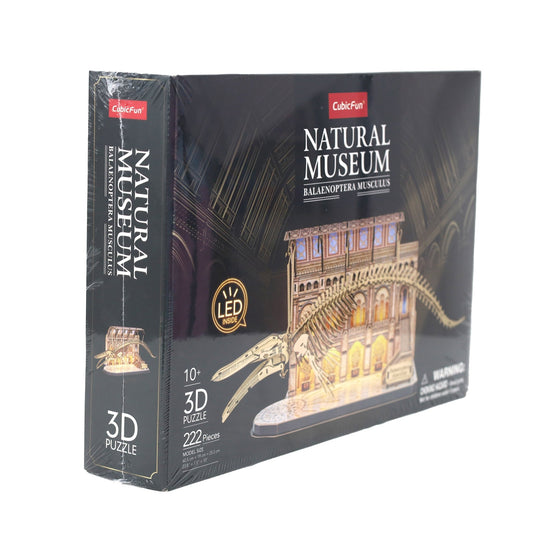 CUBIC FUNun 3D Puzzle Blue Whale (Balaenoptera Musculus) 222 - Pieces - Marah Kids