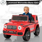 Mercedes - Benz Licensed G63 Car for Kids, 12V Ride on Car w/Parent Remote Control, LED Headlights, Music Player & Horn, Soft Start,Kids Electric Vehicle - Red - Marah Kids