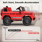 Mercedes - Benz Licensed G63 Car for Kids, 12V Ride on Car w/Parent Remote Control, LED Headlights, Music Player & Horn, Soft Start,Kids Electric Vehicle - Red - Marah Kids