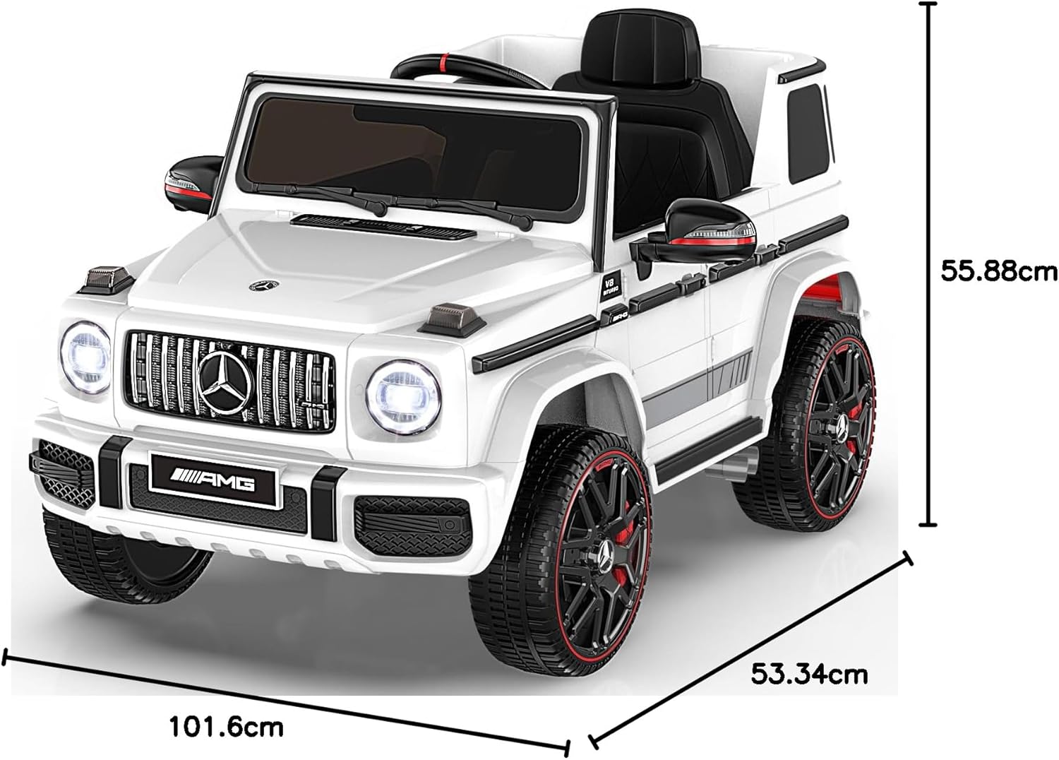 Mercedes - Benz Licensed G63 - White - Marah Kids
