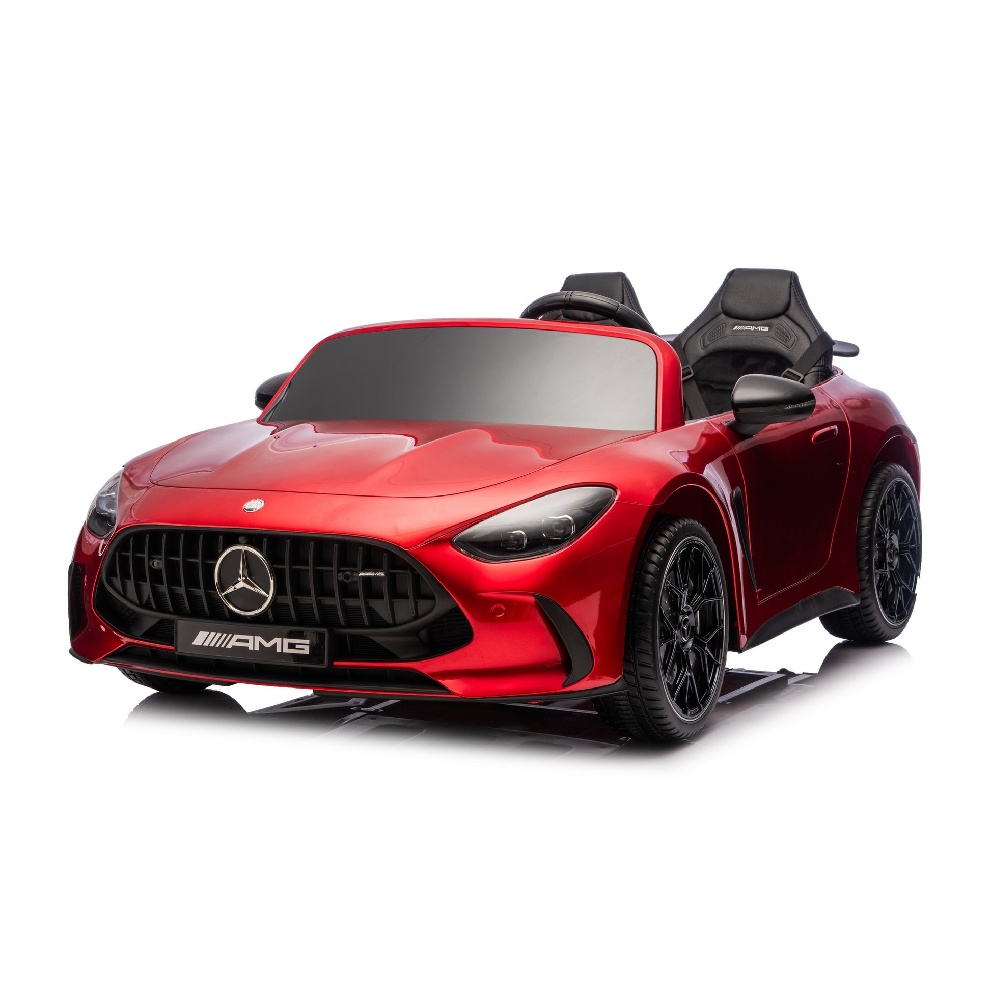 Mercedes - Benz Licensed Powered Riding Car - Red - Marah Kids