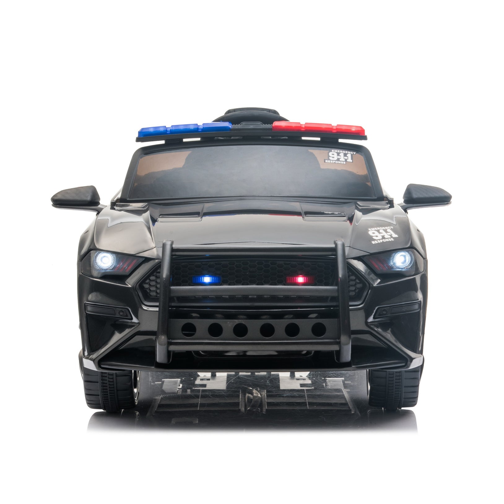 Lovely Baby Kids Licensed Police Ride - On Car - Black - Marah Kids