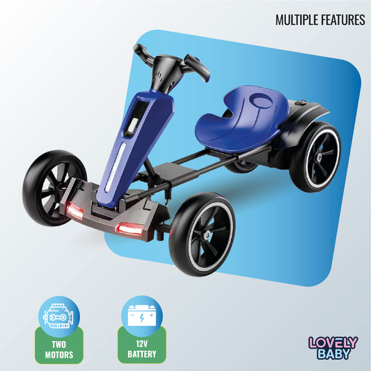 Lovely Baby Electric Go Kart for Kids - Blue - Marah Kids