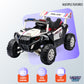 Lovely Baby Powered Riding Police Jeep - White - Marah Kids