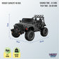 Lovely Baby Kids Powered Riding Jeep - Black - Marah Kids