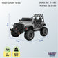 Lovely Baby Kids Powered Riding Jeep - Grey - Marah Kids