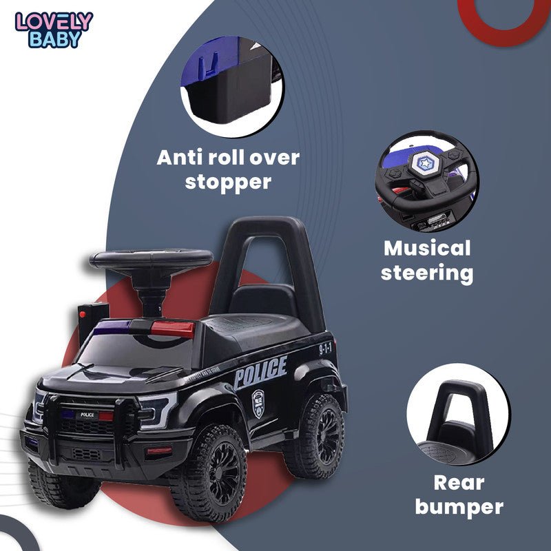 Lovely Baby Police Push Ride - On Car for Kids - Marah Kids
