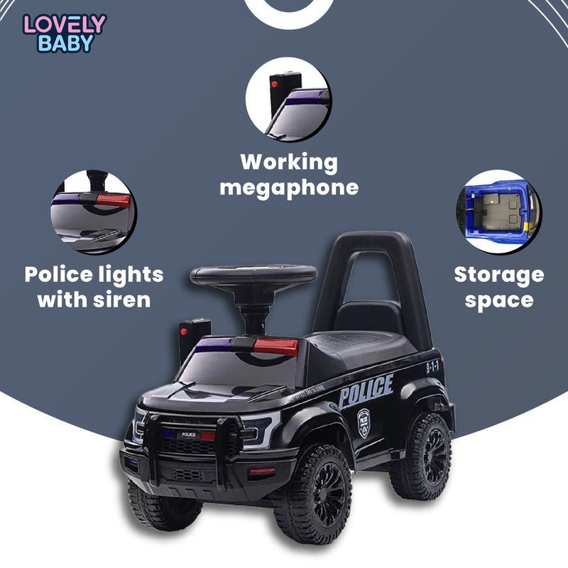 Lovely Baby Police Push Ride - On Car for Kids - Marah Kids