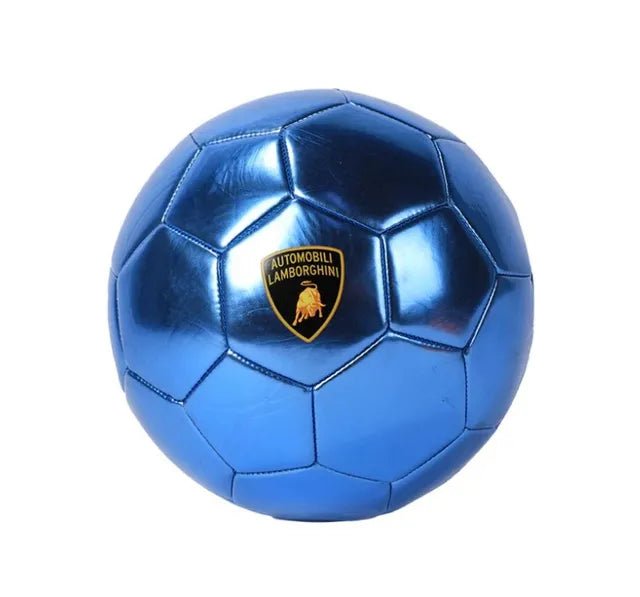 Lamborghini - 2 Size - Metallic Pvs Soccer Ball - Blue - Marah Kids