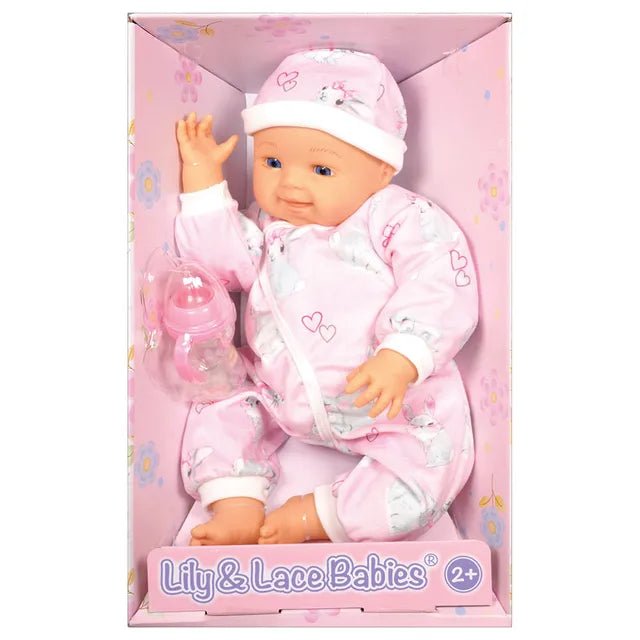 Lotus - 18" inch, Soft - bodied Baby Doll – Caucasian (No Hair) - Marah Kids