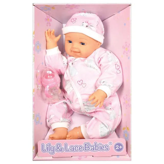 Lotus - 18" inch, Soft - bodied Baby Doll – Caucasian (No Hair) - Marah Kids