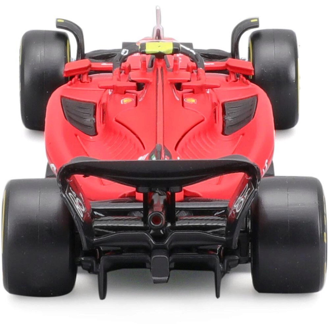 نموذج مصبوب لسيارة فيراري SF-23 رقم 16 من Bburago مقاس 1/43 مع خوذة لسيارة فورمولا 1 تشارلز ليكلير F1 (2023)