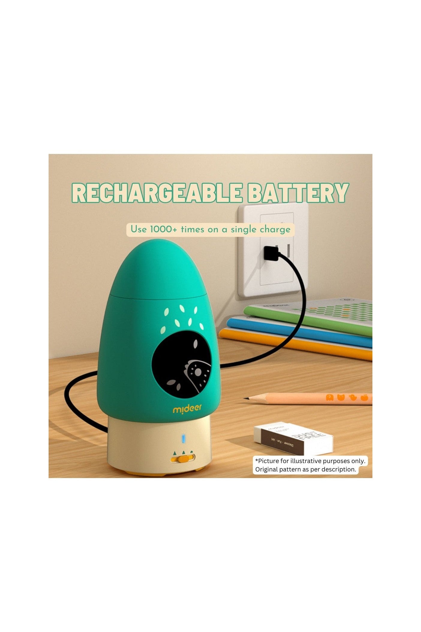 Automatic Pencil Sharpner - Green Tree