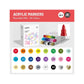 Round Nib Acrylic Markers - 24 Colors - Marah Kids