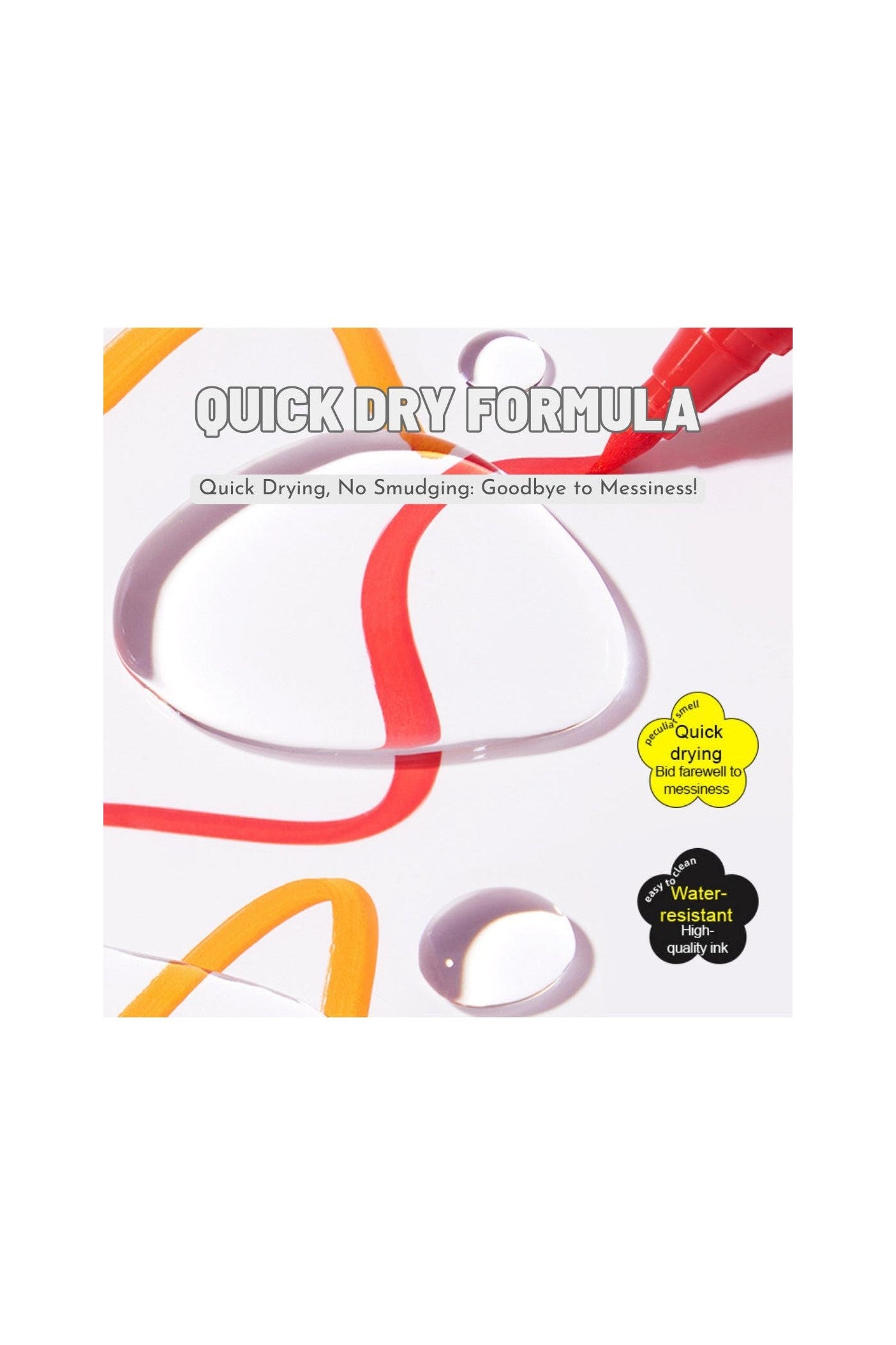 Acrylic Markers Ultra Soft - 24 Colors - Marah Kids