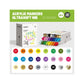 Acrylic Markers Ultra Soft - 24 Colors - Marah Kids