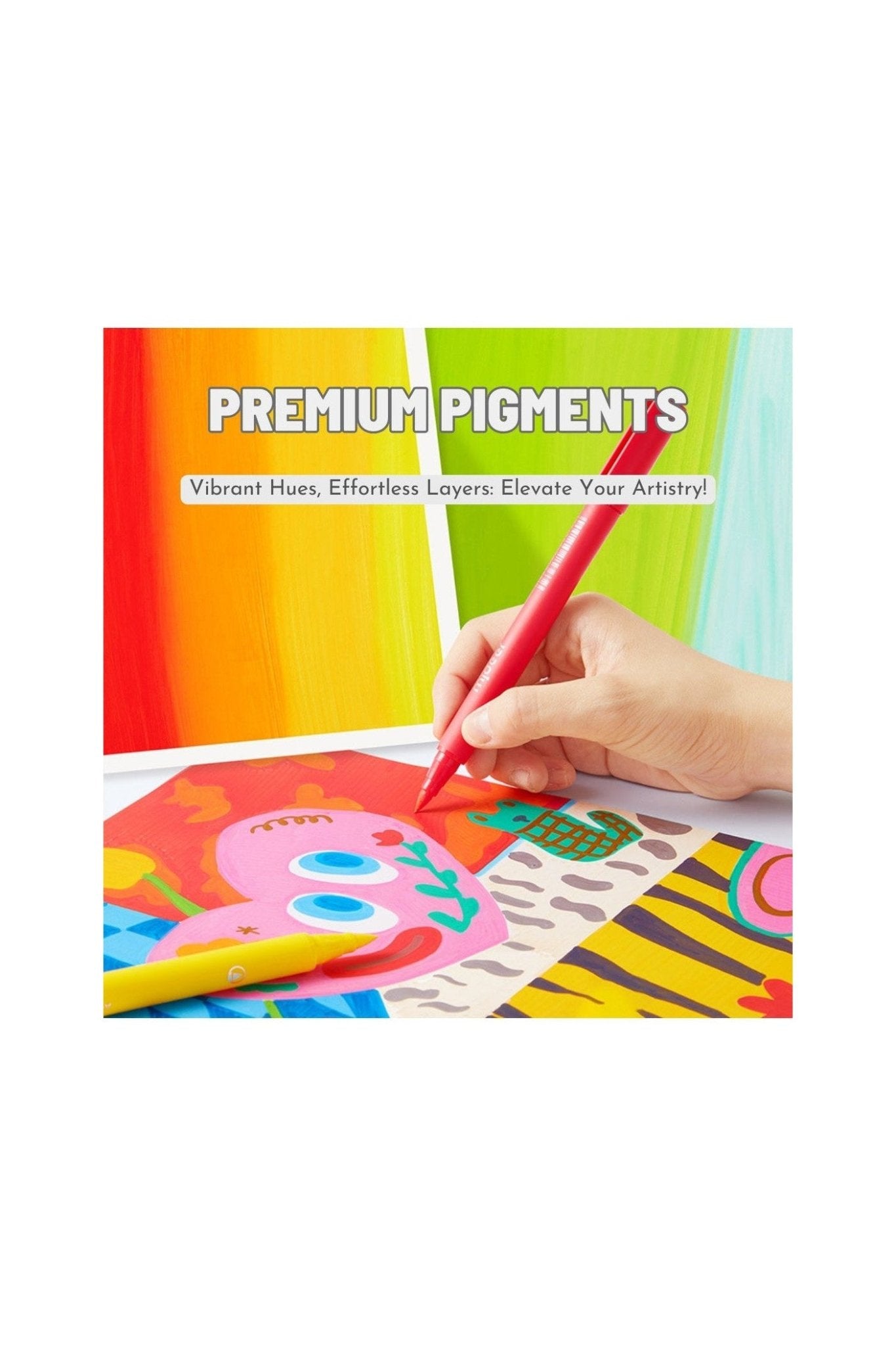 Acrylic Markers Ultra Soft - 24 Colors - Marah Kids