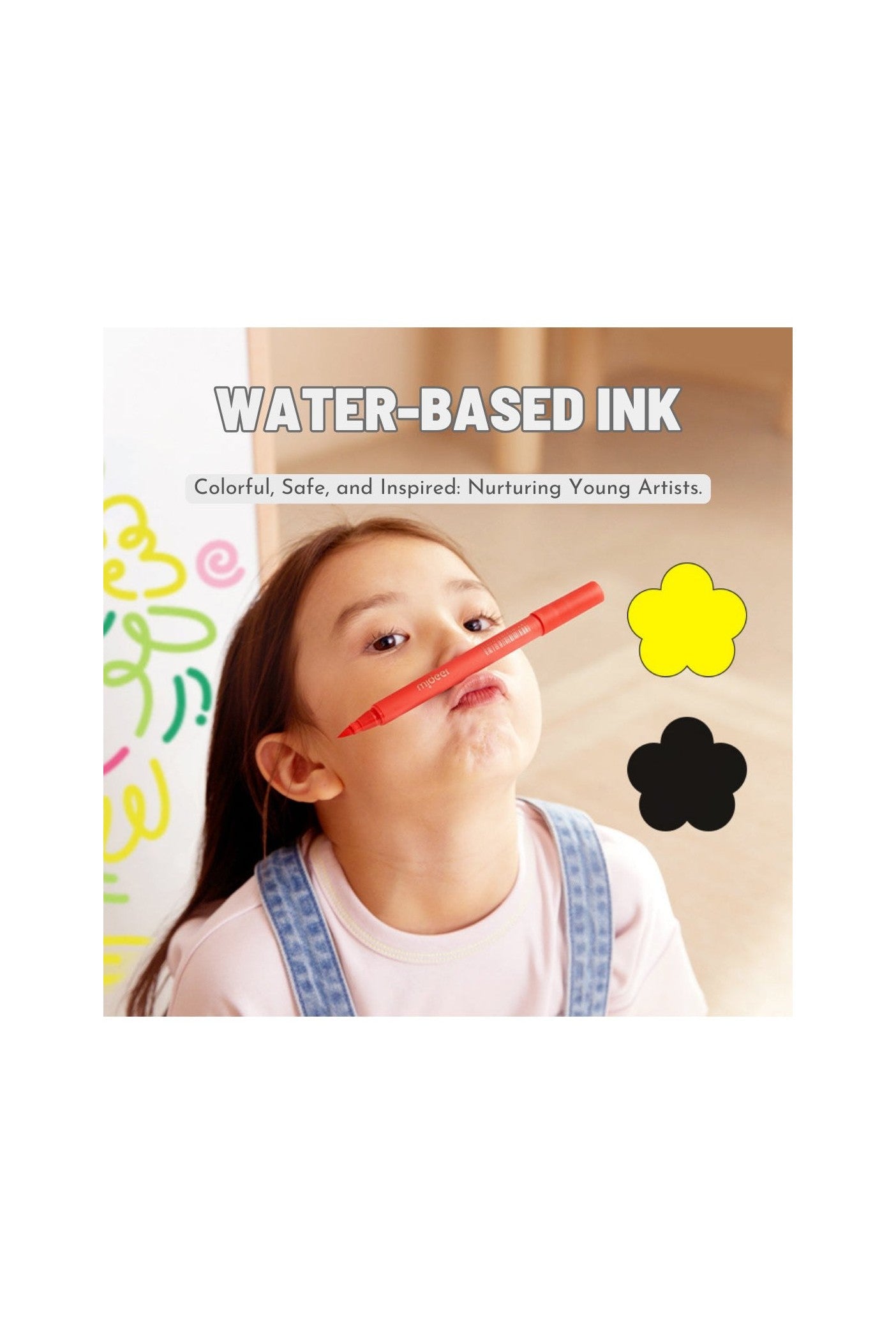 Acrylic Markers Ultra Soft - 24 Colors - Marah Kids
