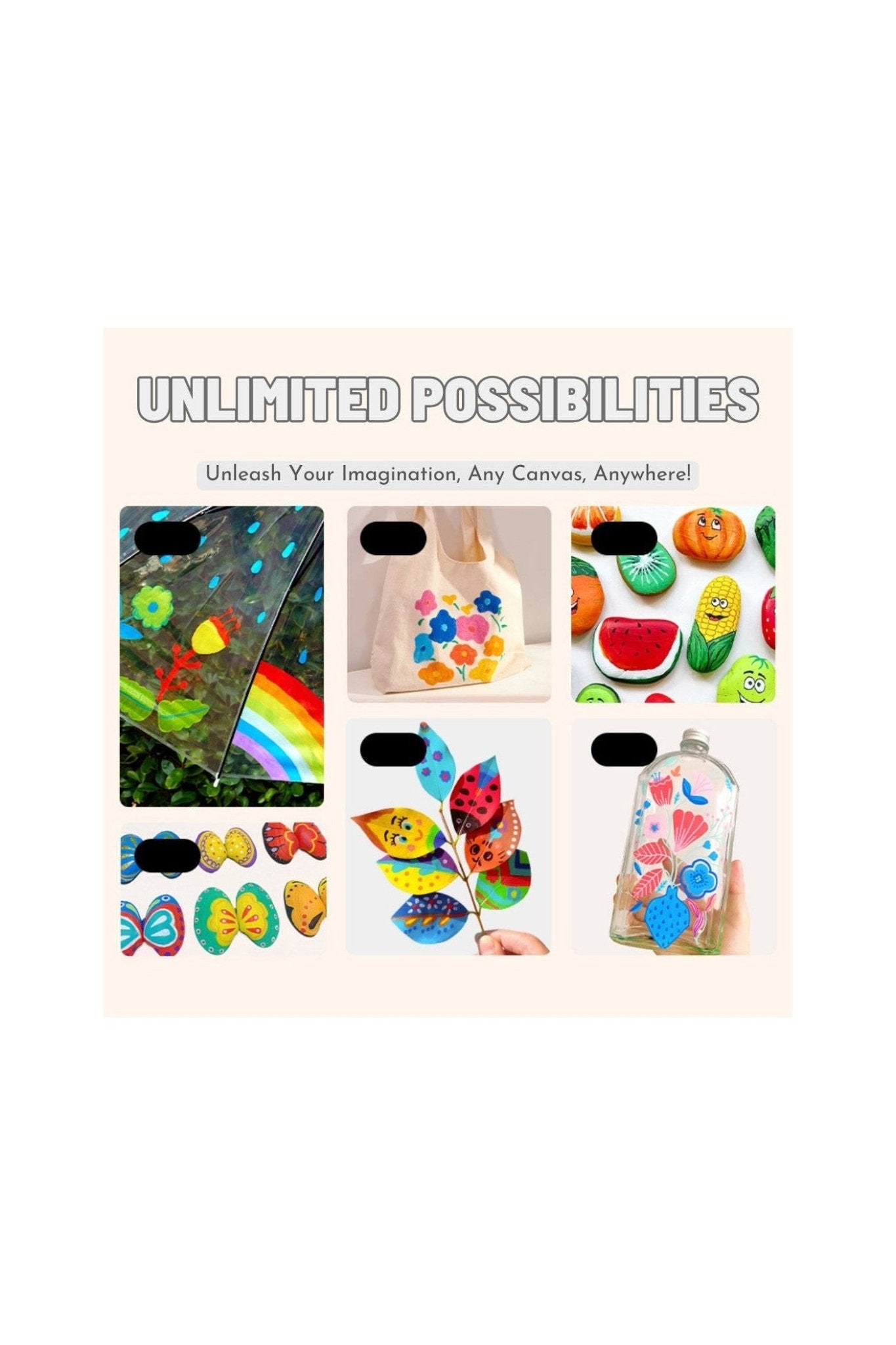 Acrylic Markers Ultra Soft - 24 Colors - Marah Kids
