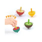 Wooden Spinning Top - Lemon