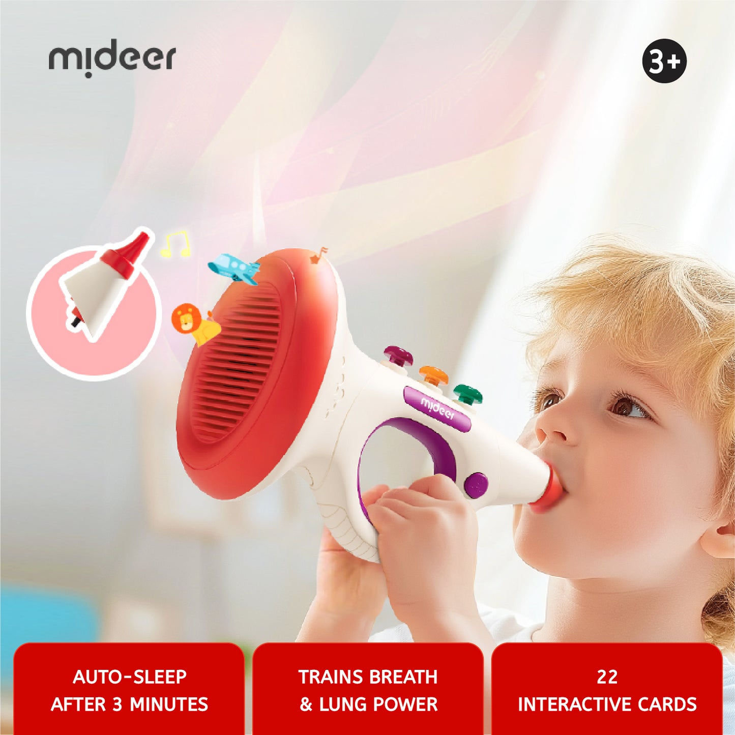 Mideer - Smart Lung Training Horn