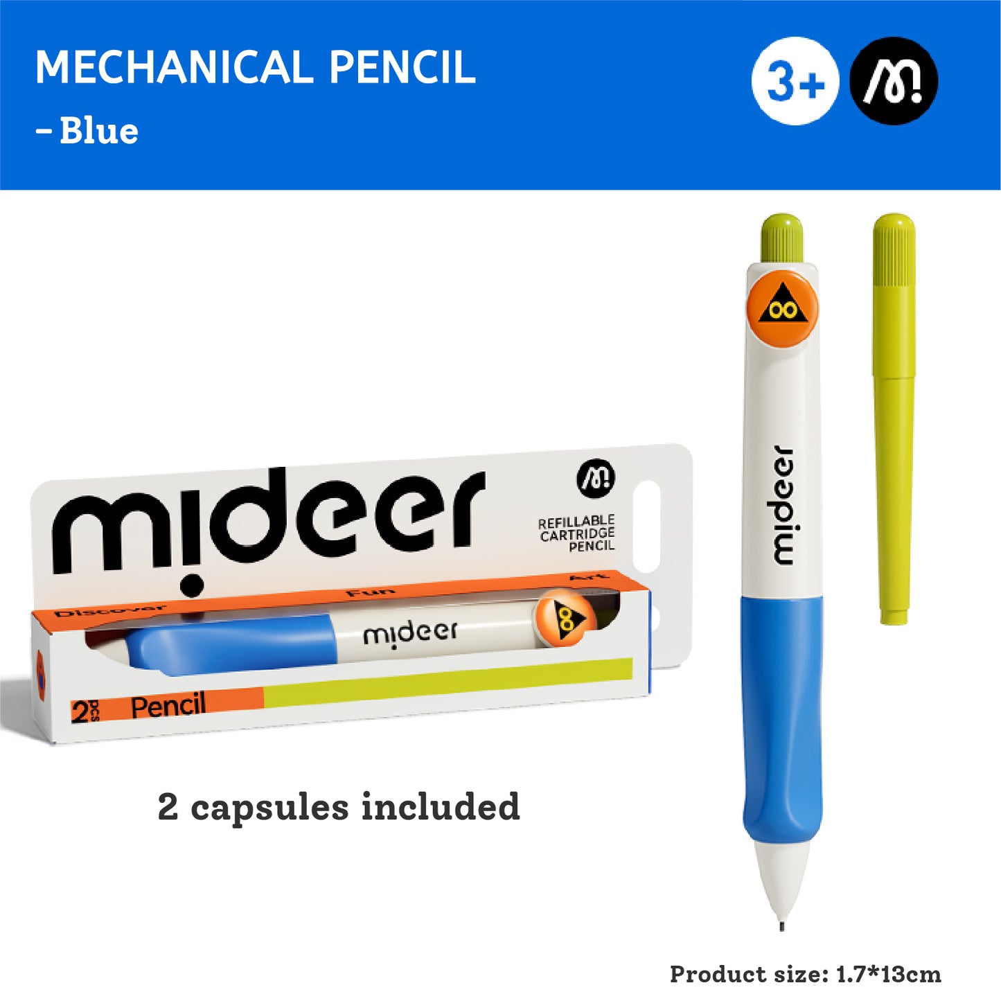 Mideer - Mechanical Pencil - Blue