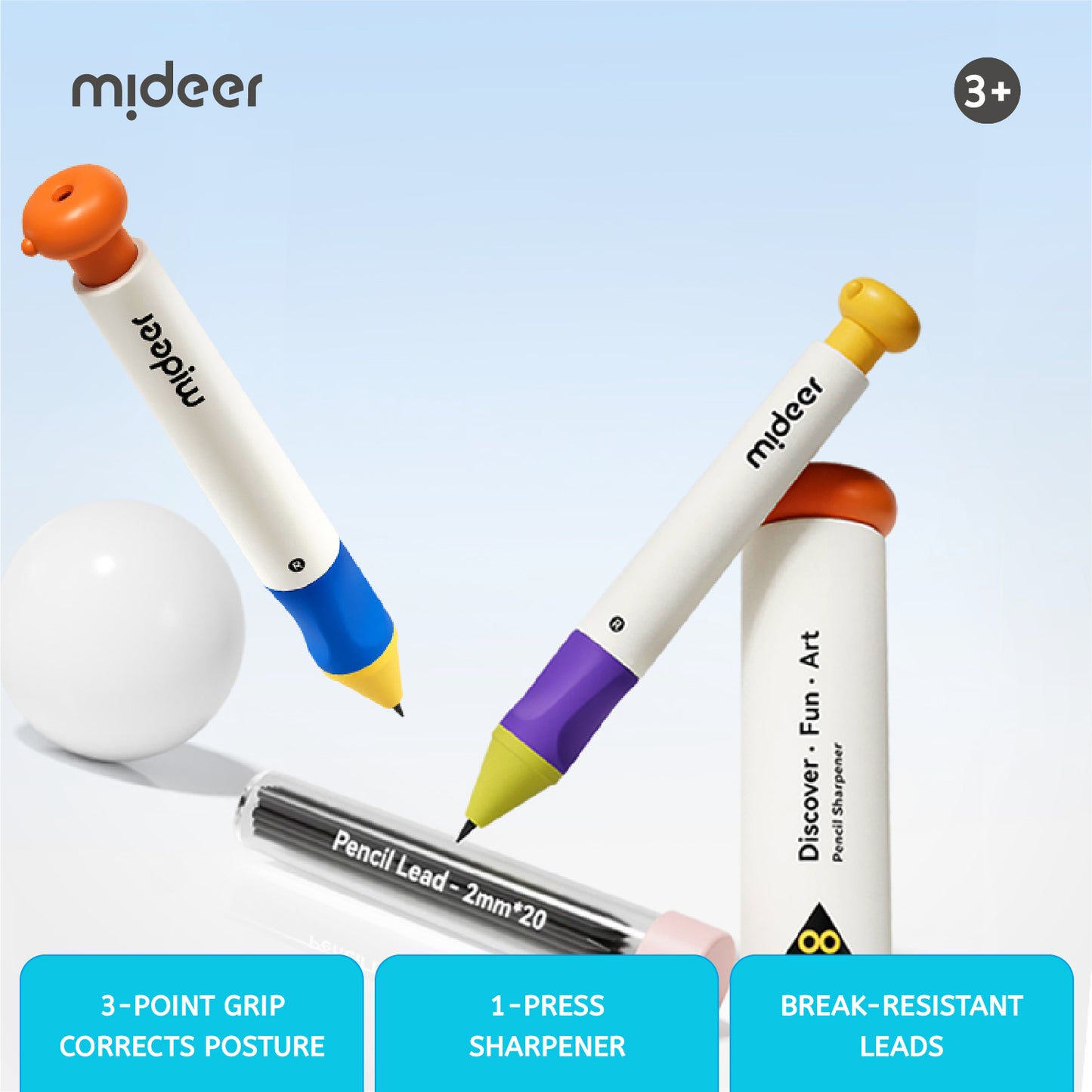 Mideer - GripRight Pencil Set - Starry Night