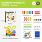 Mideer - Rainbow Magnetic Sticks - 26 Pieces