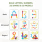 Mideer - Rainbow Magnetic Sticks - 26 Pieces
