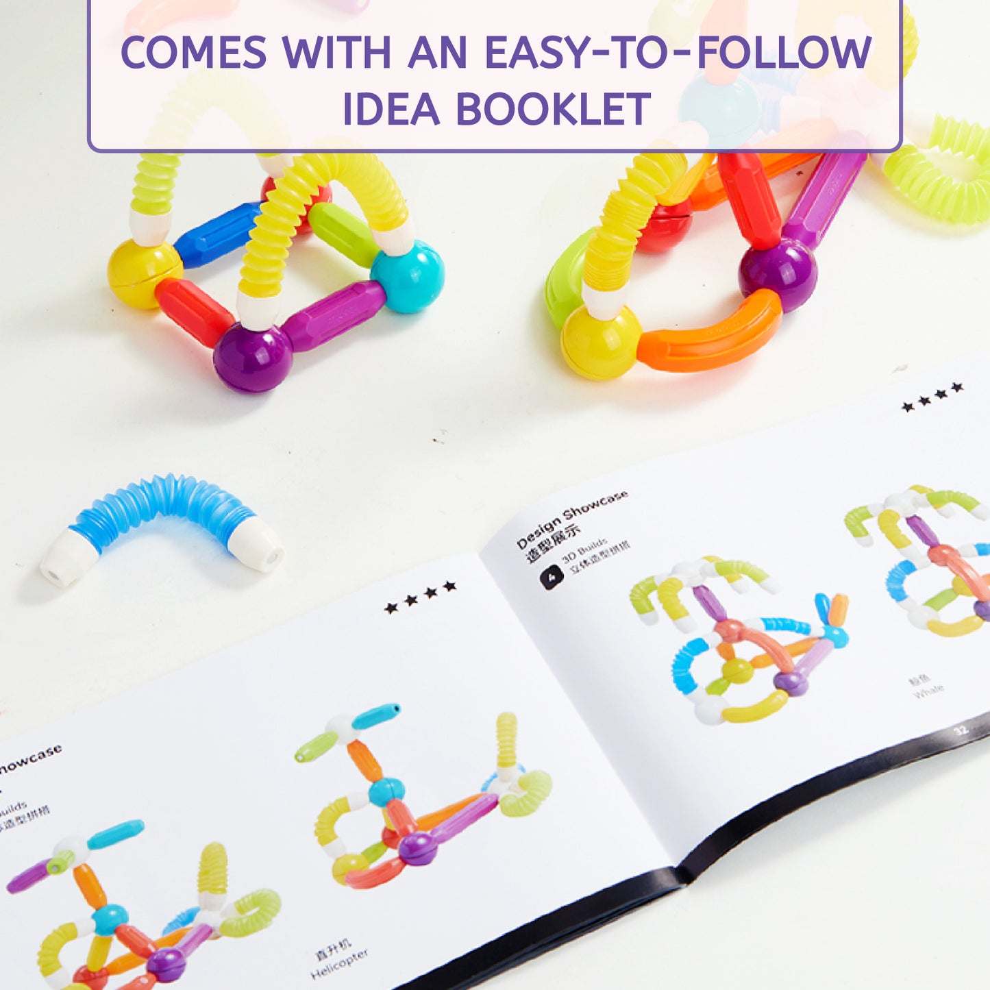 Mideer - Rainbow Magnetic Sticks - 26 Pieces