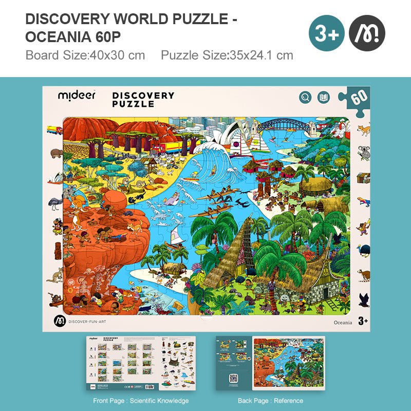 Observation Puzzle - Oceania - 60 Pcs