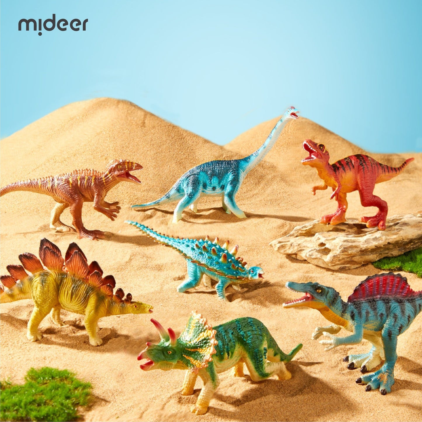 Dinosaur World - 8 Action Figures