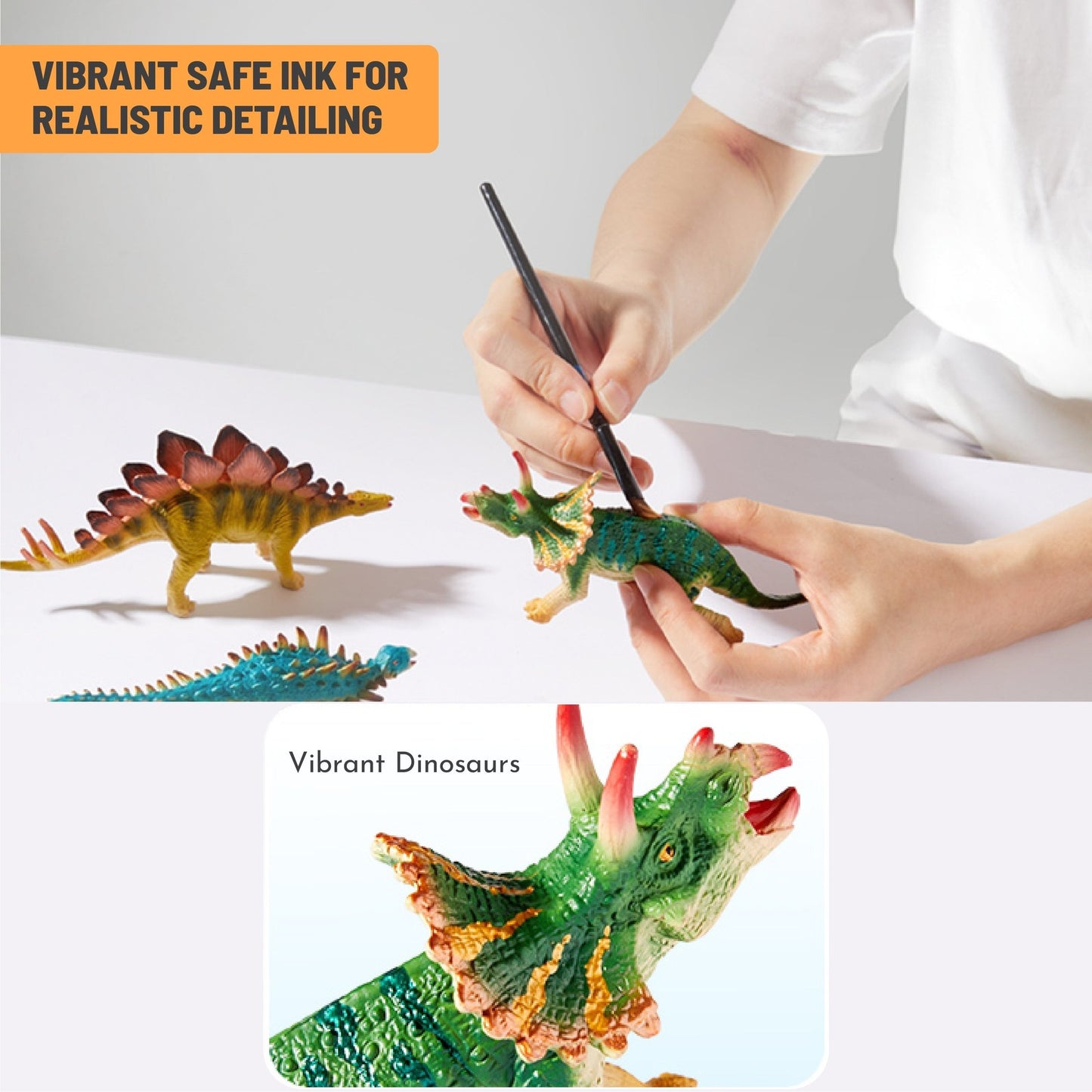Dinosaur World - 8 Action Figures