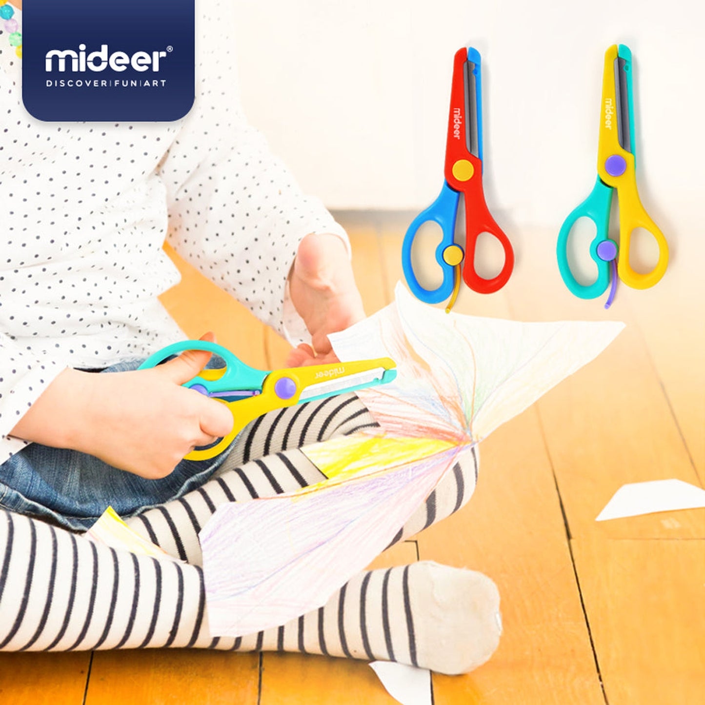 Kids Safety Scissors - Yellow
