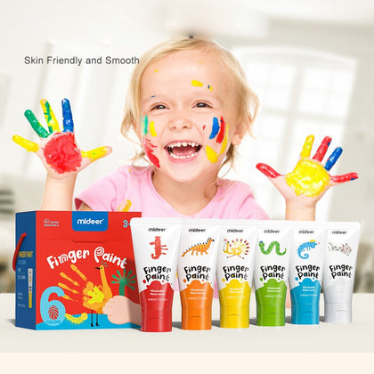 Finger Paint - 6 Colors - Marah Kids