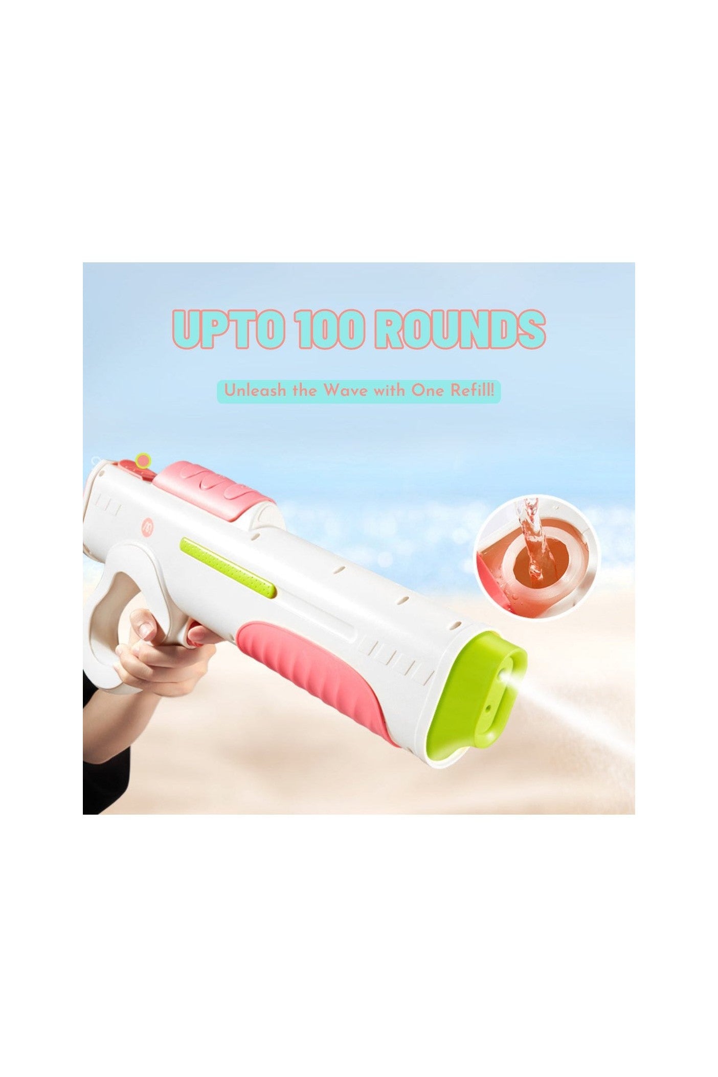 Electric Water Gun - Pink