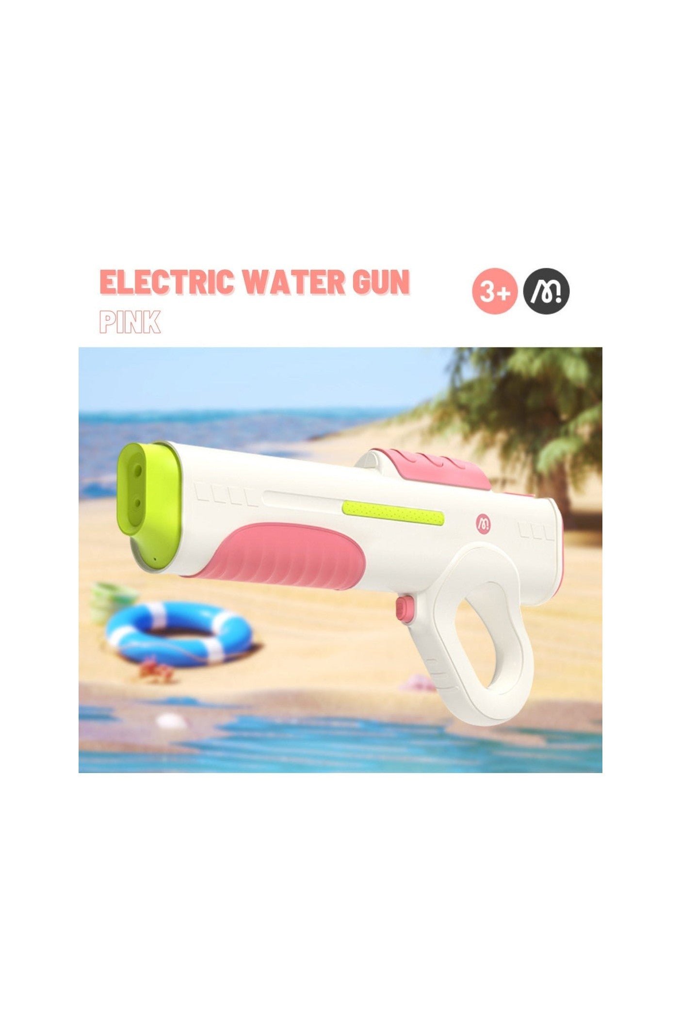 Electric Water Gun - Pink