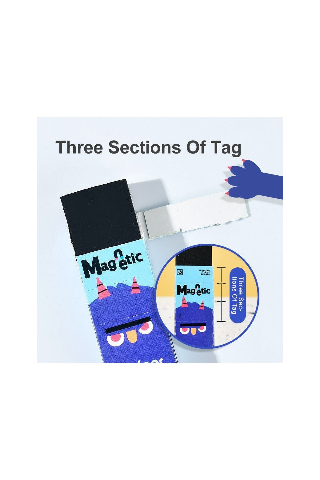 Magnetic Eraser - Blue