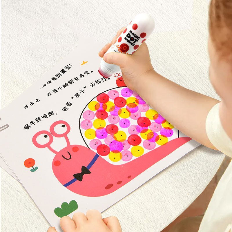 Magic Dot Markers - 6 Colors - Marah Kids