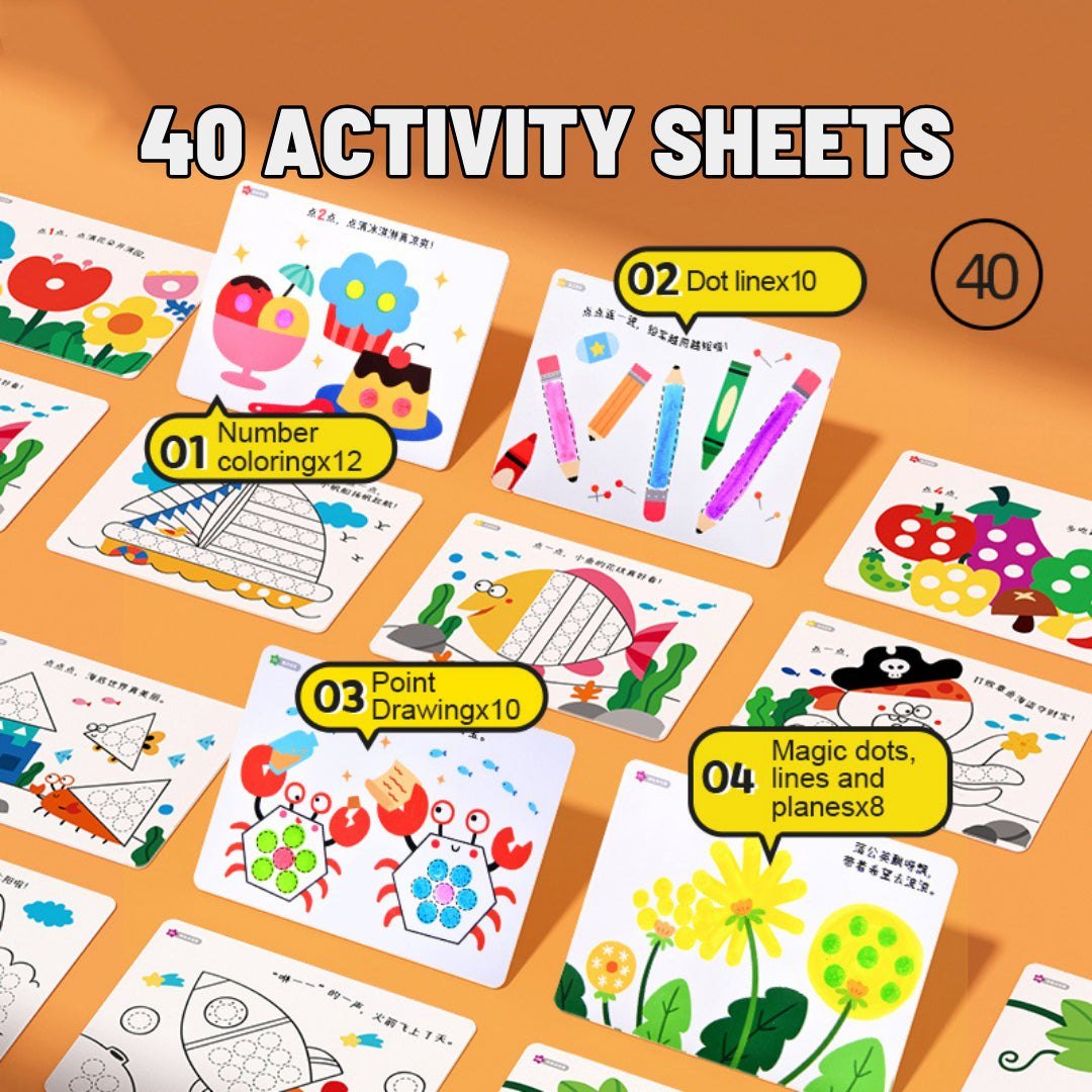Magic Dot Markers - 6 Colors - Marah Kids