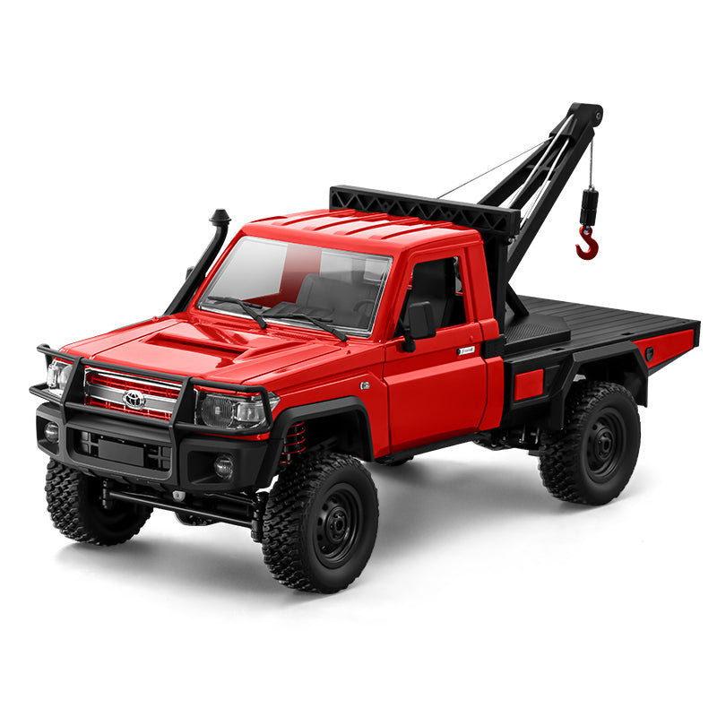 MN 1:12 LICENSED TOYOTA LAND CRUISER 4WD HOBBY RC TOWING PICKUP