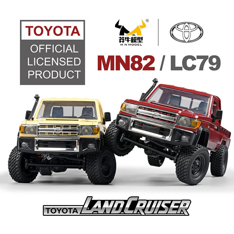 MN 1:12 LICENSED TOYOTA LAND CRUISER 4WD HOBBY RC PICKUP