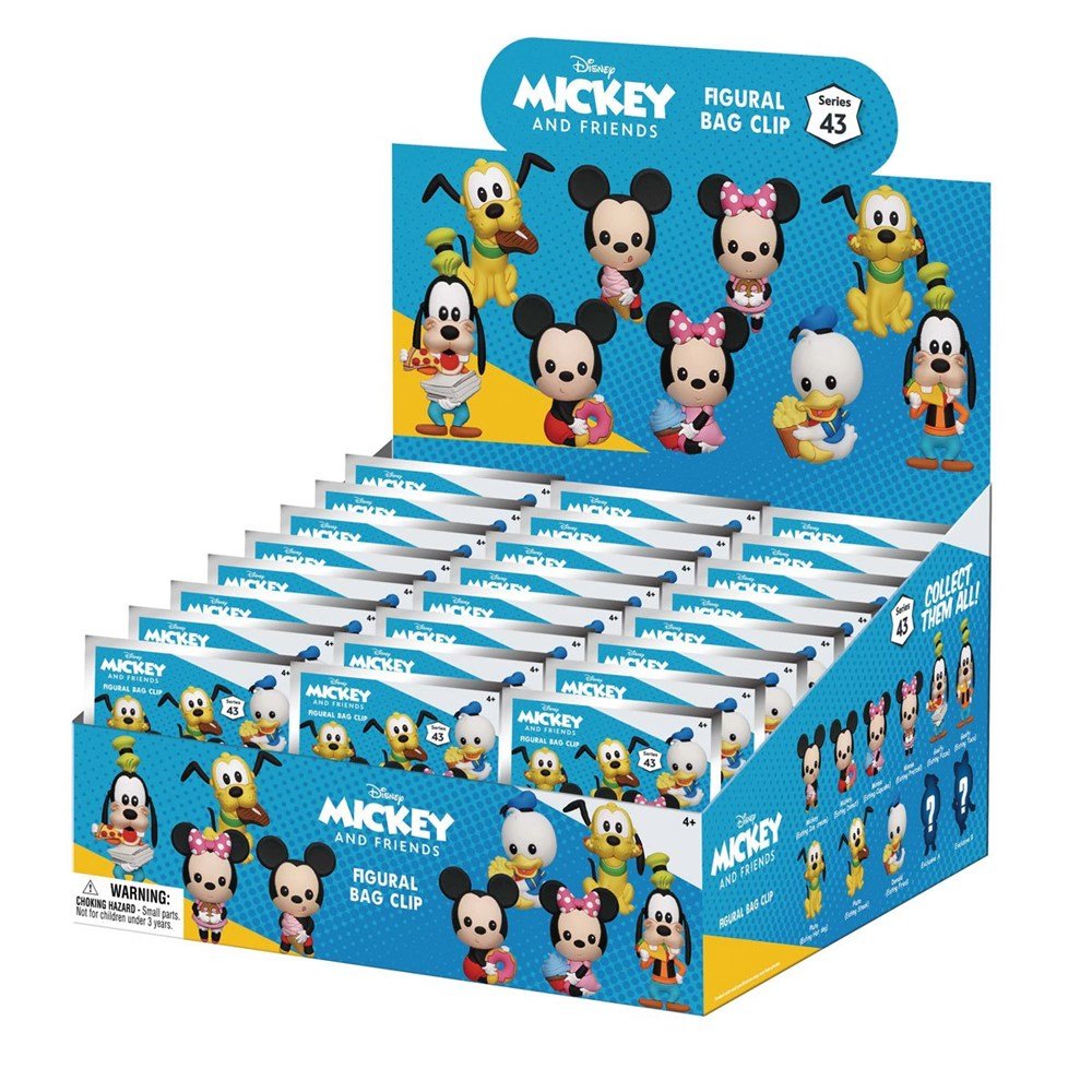 Monogram: Disney 3D Foam Bag Clip - Mickey & Friends with Food (Series 43) - Marah Kids