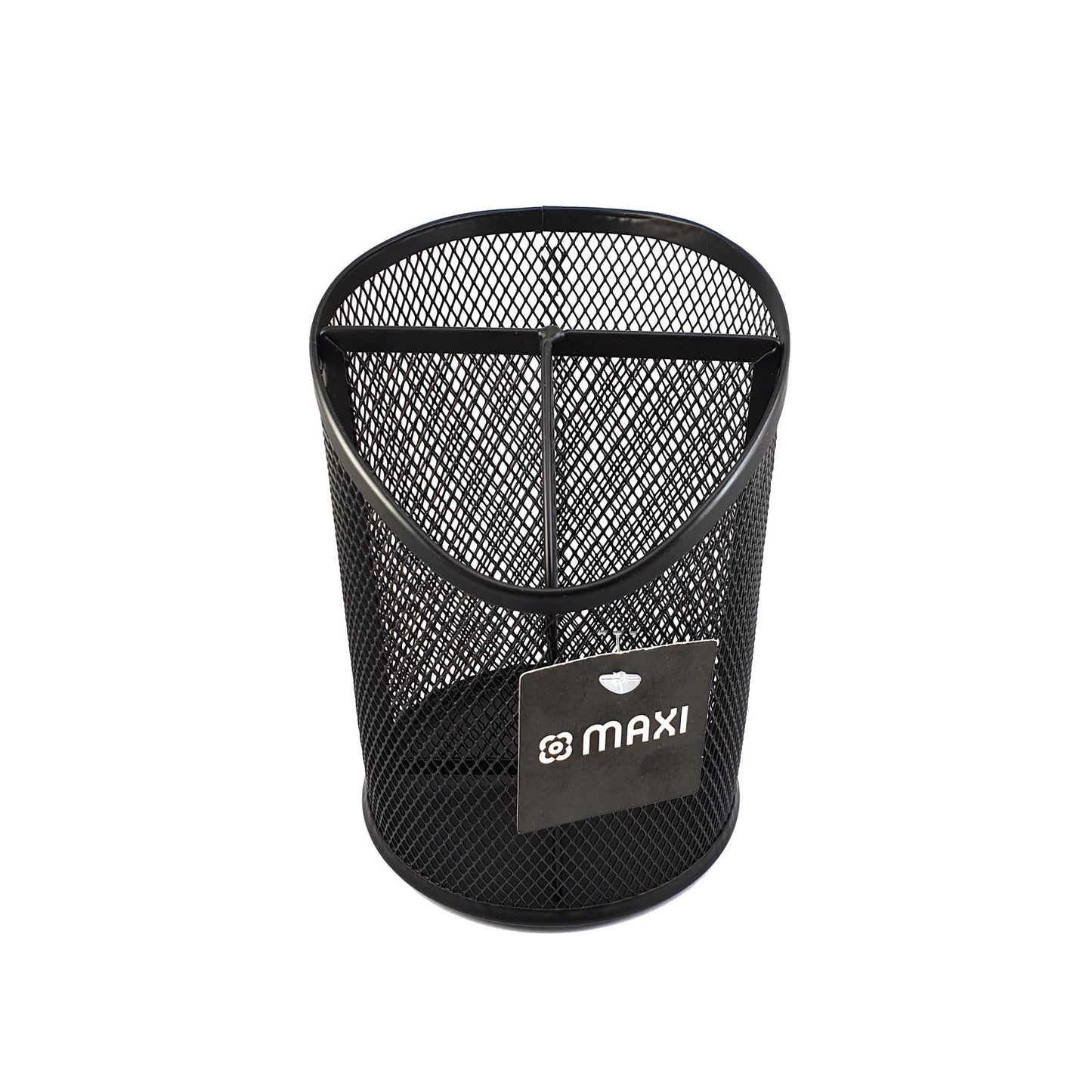 Maxi Mesh 3 Slot Pen & Pencil Cup Holder Black - Marah Kids