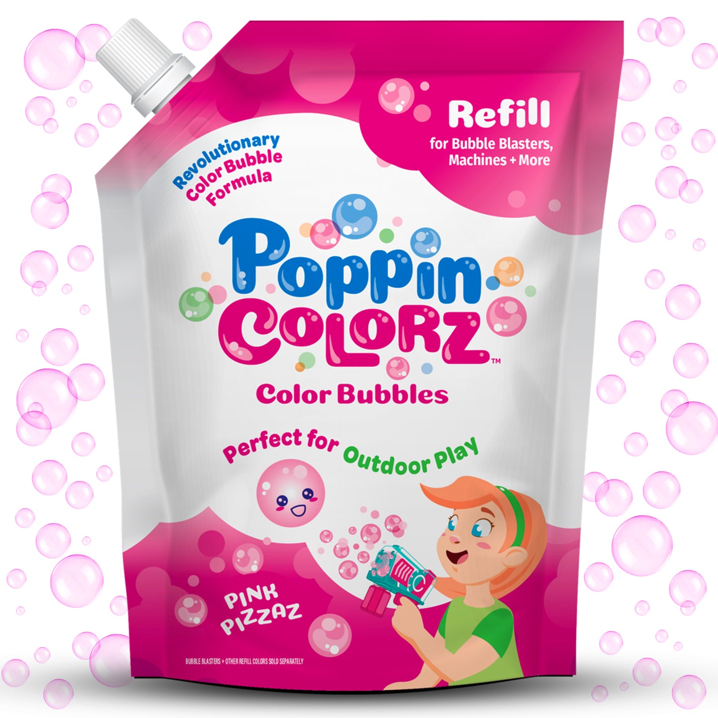 Poppincolorz - Color Pink Pizzaz Refill 14Oz